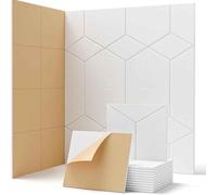 YWQJL Paquete de 12 Paneles de insonorización autoadhesivos para Paredes,30x30cm,Estudios de grabación, Salas de Juegos y oficinas,Pared Creativa para Fondo de Pared(A19)