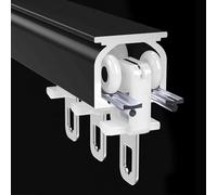 YWQJL Rieles para Cortinas De Techo Y Pared Riel Cortina Techo Aluminio para BañO Dormitorio Sala De Estar Kit De ParticióN FáCil InstalacióN(#3,650cm)