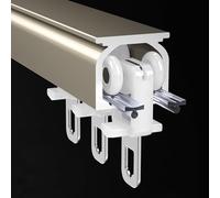 YWQJL Rieles para Cortinas De Techo Y Pared Riel Cortina Techo Aluminio para BañO Dormitorio Sala De Estar Kit De ParticióN FáCil InstalacióN(#2,490cm)