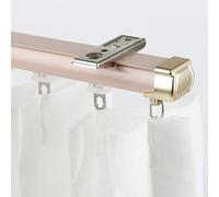 YWQJL Rieles para Cortinas De Techo Y Pared Riel Cortina Techo Aluminio para BañO Dormitorio Sala De Estar Kit De ParticióN FáCil InstalacióN(Top Mount-1,230cm)