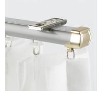 YWQJL Rieles para Cortinas De Techo Y Pared Riel Cortina Techo Aluminio para BañO Dormitorio Sala De Estar Kit De ParticióN FáCil InstalacióN(Top mount5,330cm)