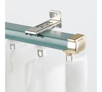 YWQJL Rieles para Cortinas De Techo Y Pared Riel Cortina Techo Aluminio para BañO Dormitorio Sala De Estar Kit De ParticióN FáCil InstalacióN(Side Mount-4,310cm)