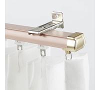YWQJL Rieles para Cortinas De Techo Y Pared Riel Cortina Techo Aluminio para BañO Dormitorio Sala De Estar Kit De ParticióN FáCil InstalacióN(Side Mount-1,260cm)