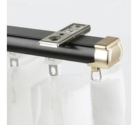 YWQJL Rieles para Cortinas De Techo Y Pared Riel Cortina Techo Aluminio para BañO Dormitorio Sala De Estar Kit De ParticióN FáCil InstalacióN(Top Mount-3,270cm)