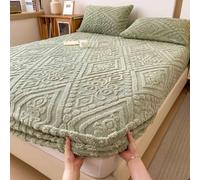 YWQJL SáBanas Bajeras 140x200/150x200 MúLtiples TamañOs Sabana Bajera Ajustable Incluye Bolsillo EláStico Total Varios TamañOs para Cama Individual/Matrimonio (b4,150x200cm)