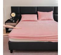 YWQJL SáBanas Bajeras 140x200/150x200 MúLtiples TamañOs Sabana Bajera Ajustable Incluye Bolsillo EláStico Total Varios TamañOs para Cama Individual/Matrimonio (a,200x220cm)