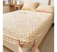 YWQJL SáBanas Bajeras 140x200/150x200 MúLtiples TamañOs Sabana Bajera Ajustable Incluye Bolsillo EláStico Total Varios TamañOs para Cama Individual/Matrimonio (b1,180x200cm)