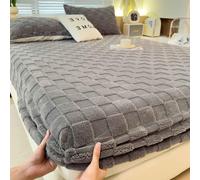 YWQJL SáBanas Bajeras 140x200/150x200 MúLtiples TamañOs Sabana Bajera Ajustable Incluye Bolsillo EláStico Total Varios TamañOs para Cama Individual/Matrimonio (d4,150x200cm)