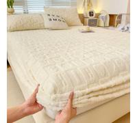 YWQJL SáBanas Bajeras 140x200/150x200 MúLtiples TamañOs Sabana Bajera Ajustable Incluye Bolsillo EláStico Total Varios TamañOs para Cama Individual/Matrimonio (w1,90x200cm)