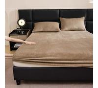 YWQJL SáBanas Bajeras 140x200/150x200 MúLtiples TamañOs Sabana Bajera Ajustable Incluye Bolsillo EláStico Total Varios TamañOs para Cama Individual/Matrimonio (h,160x200cm)