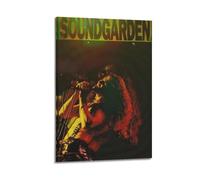 YWROLERYRY Chris Cornell Soundgarden (2) pósteres estéticos para pared, lienzo, vintage, pintura decorativa para sala de estar, dormitorio, decoración de 40 x 60 cm, estilo marco