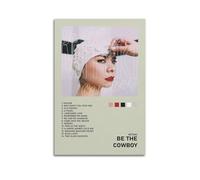 YWROLERYRY Mitski Album Be The Cowboy - Póster estético para pared, lienzo vintage, pintura decorativa para sala de estar, dormitorio, decoración de 60 x 90 cm, estilo sin marco