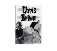 YWROLERYRY Póster estético de Chris Brown Breezy para pared, lienzo vintage, pintura decorativa para sala de estar, dormitorio, decoración de 60 x 90 cm, estilo sin marco