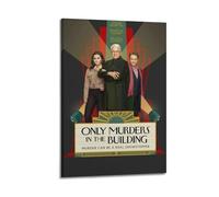 YWROLERYRY Póster estético de Only Murders in The Building para pared, lienzo vintage, pintura decorativa para sala de estar, dormitorio, decoración de 60 x 90 cm, estilo marco