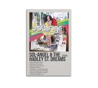 YWROLERYRY Póster estético de Solange Knowles con diseño de Sol-Angel & The Hadley St. Dreams - Lienzo decorativo vintage para pared, para sala de estar, dormitorio, decoración de 30 x 45 cm, estilo