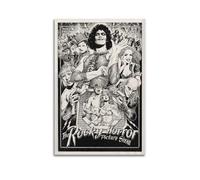 YWRRWQBER 10 pósteres estéticos de The Rocky Horror Picture Show Movie10 pósteres estéticos para pared, decoración de lienzo, póster vintage para sala de estar, dormitorio, 50 x 75 cm, estilo sin