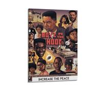 YWRRWQBER Boyz N The Hood - Póster estético para pared, lienzo decorativo vintage, pintura decorativa para sala de estar, dormitorio, 30 x 45 cm, estilo marco