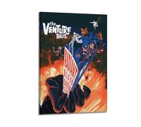 YWRRWQBER Póster de película The Venture Bros estético para pared, lienzo decorativo vintage, pintura decorativa para sala de estar, dormitorio, 20 x 30 cm, estilo marco