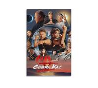 YWRRWQBER Póster estético de Cobra Kai para decoración de pared, lienzo vintage, pintura decorativa para sala de estar, dormitorio, 30 x 45 cm, estilo sin marco