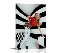 YWRRWQBER Póster estético de Dove Cameron para pared, lienzo decorativo vintage, pintura decorativa para sala de estar, dormitorio, 40 x 60 cm, estilo marco
