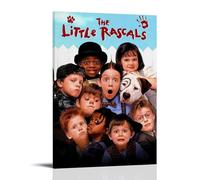 YWRRWQBER Póster estético de la película The Little Rascals para decoración de pared, póster vintage, pintura decorativa para sala de estar, dormitorio, 50 x 75 cm, estilo marco