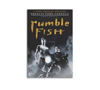 YWRRWQBER Póster estético de Rumble Fish para decoración de pared, lienzo vintage, pintura decorativa para sala de estar, dormitorio, 40 x 60 cm, estilo sin marco