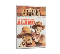 YWRRWQBER Póster estético de The Alamo para pared, lienzo, decoración vintage, pintura decorativa para sala de estar, dormitorio, 50 x 75 cm, estilo marco