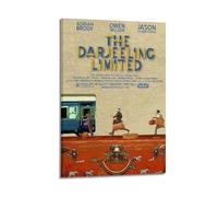 YWRRWQBER Póster estético de The Darjeeling Limited para pared, lienzo decorativo vintage, pintura decorativa para sala de estar, dormitorio, 20 x 30 cm, estilo marco
