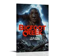 YWRRWQBER Póster estético de The Legend of Boggy Creek para pared, decoración de lienzo, póster vintage, pintura decorativa para sala de estar, dormitorio, 20 x 30 cm, estilo marco