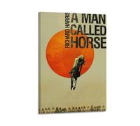 YWRRWQBER Póster estético de un hombre llamado caballo para decoración de pared, póster vintage, pintura decorativa para sala de estar, dormitorio, 30 x 45 cm, estilo marco