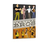 YWRRWQBER The Venture Bros - Póster de anime estético para pared, lienzo decorativo vintage, pintura decorativa para sala de estar, dormitorio, 40 x 60 cm, estilo marco