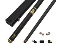 YWRU Taco de Billar 145CM Snooker Palo de Billar Punta de 10.2MM Carbono y Fibra de Vidrio Profesionales Pool Cue con Cue Case,18oz(Color:#2)