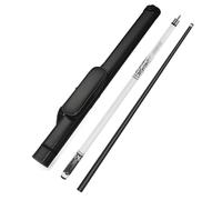 YWRU Taco de Billar, 2 Piezas Fibra De Carbono 10mm 11.5mm 13mm Punta Snooker Palo De Billar Profesional de Baja deflexión Pool Cue con Bolsa/Estuche(Size:10MM,Color:R1+Bag)