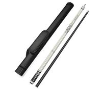 YWRU Taco de Billar, 2 Piezas Fibra De Carbono 10mm 11.5mm 13mm Punta Snooker Palo De Billar Profesional de Baja deflexión Pool Cue con Bolsa/Estuche(Size:10MM,Color:R1+Bag)