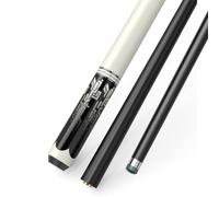 YWRU Taco de Billar, 2 Piezas Fibra De Carbono 10mm 11.5mm 13mm Punta Snooker Palo De Billar Profesional de Baja deflexión Pool Cue con Bolsa/Estuche(Size:13MM,Color:R1)