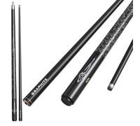 YWRU Taco de Billar Fibra de Carbono 148CM Punta de10mm/11.5mm/13mm Profesional Snooker Pool Cue 1/2 Taco De Piscina Arce Hecha A Mano 19-20oz(Size:11.5mm,Color:#1)