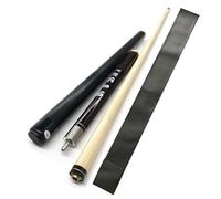 YWRU Taco de Billar, Romper/Saltar 145CM Purple Ebony 1/2 Arce Billar Americano articulado Fresno Hecho a Mano 3 Piezas Punta de 13MM y Funda