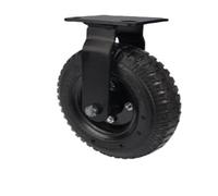 YWRWUPMGK 1 Pieza de Rueda de Goma Inflable Regular de 8 Pulgadas for Trabajo Pesado(8-Inch-b-Fixed)