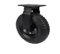 YWRWUPMGK 1 Pieza de Rueda de Goma Inflable Regular de 8 Pulgadas for Trabajo Pesado(8-Inch-b-Fixed)