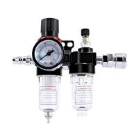 YWRWUPMGK Compresor de Aire AFC2000 1/4, Separador Aceite y Agua, Filtro regulador, Trampa, válvula Reductora presión for aerógrafo(AFC w (SM20 PM20))