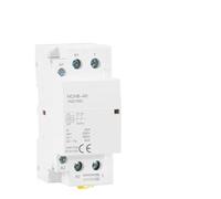 YWRWUPMGK Contactor doméstico HCH8-40, 2P, 40A, 63A, 2NO o 2NC, 1NO, 1NC, 24V, 110V, 220V, contactor automático, Tipo riel DIN, 1 Unidad(2P 63A 2NO DC24V)