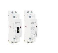 YWRWUPMGK Contactor Modular HCH8-25, 2P, 16A, 20A, 25A, 2NO, 2NC o 1NO, 1NC, 220 V, contactor automático doméstico, Tipo riel DIN, 1 Unidad(2P 16A 2NC 230V)