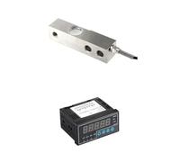 YWRWUPMGK Sensor de celda de Carga con Pantalla indicadora Sensor de compresión y tensión de pesaje de viga 200KG 300KG 500KG 1T 2T 3T(500KG and Indicator)