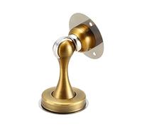 YWRWUPMGK Tope de Puerta magnético aleación Zinc, Soporte, Cinta Adhesiva Doble Cara No es Necesario perforar Tono latón