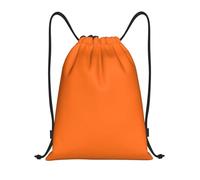 YWSOTRE Belleza Naranja Quemada Impresa, Mochila con cordón, unisex, para deporte, gimnasio, informal, para el día a día, talla M