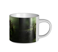 YWSOTRE Border Collie Stone Sweet Brown Perros Mascotas,Taza de cerámica de gran capacidad, taza de té, taza de café 450 ml