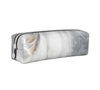 YWSOTRE Caballo de Camarga, Estuche para lápices Estuche para lápices Estuche para lápices de Cuero portátil con Estuche para cosméticos con Cremallera