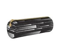 YWSOTRE Código de Programador Negro, Estuche para lápices Estuche cilíndrico para lápices Estuche para lápices de Cuero portátil Estuche para cosméticos