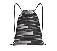 YWSOTRE Código de programador negro, Mochila con cordón, unisex, para deporte, gimnasio, informal, para el día a día, talla M