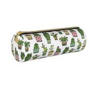 YWSOTRE Colorido Bastante suculento, Estuche para lápices Estuche cilíndrico para lápices Estuche para lápices de Cuero portátil Estuche para cosméticos